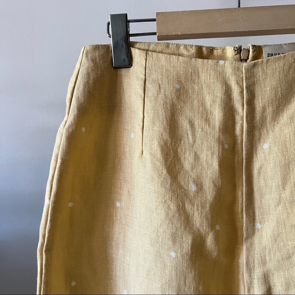 Zulu & Zephyr Linen Polka Dot Pants Size Small - Picture 6 of 15